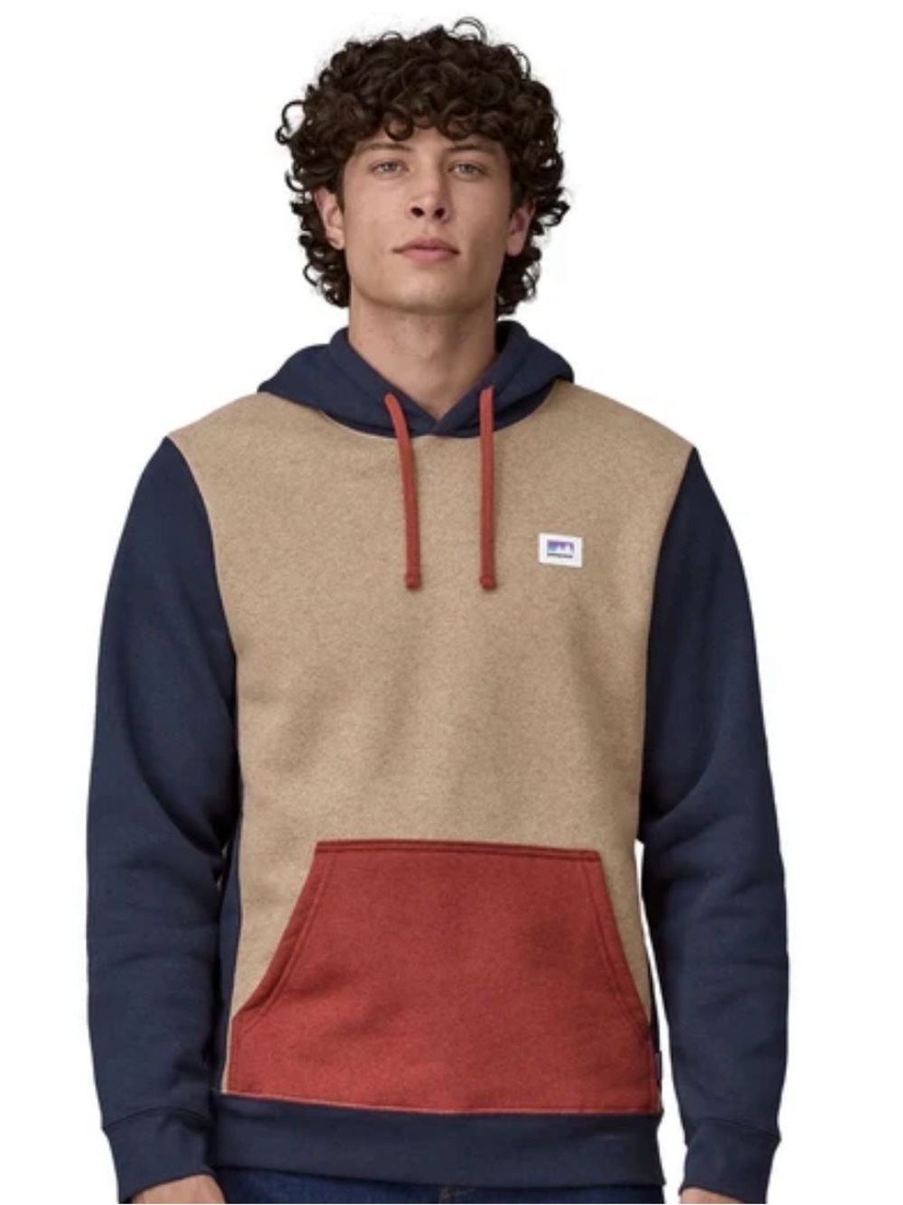 Patagonia Colorblock Pullover Hoodie (Kangaroo Pocket) W/Medium & M/Small